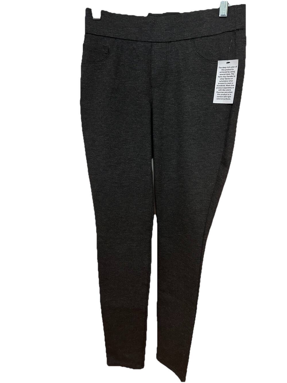 NWT NINE WEST Jeans Charcoal Skinny Denim Jeggings Pants Size 2